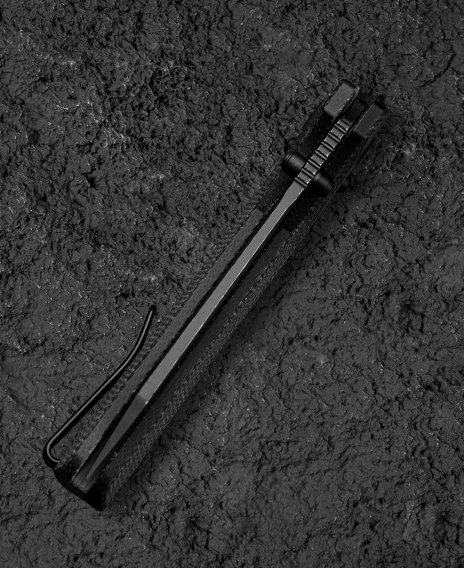 BESTECH Zatvárací nôž SLASHER BarLock Black SW - black micarta (BG56A-2)