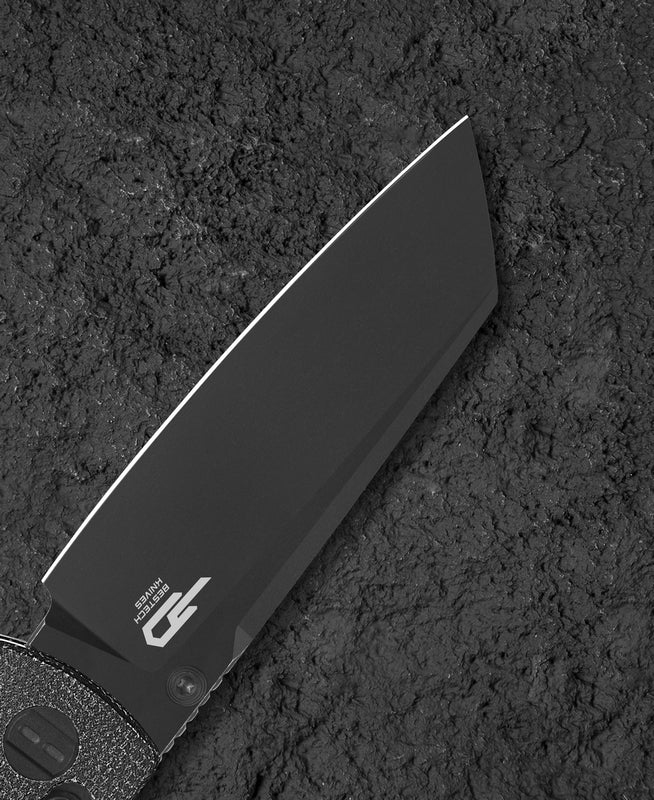 BESTECH Zatvárací nôž SLASHER BarLock Black SW - black micarta (BG56A-2)