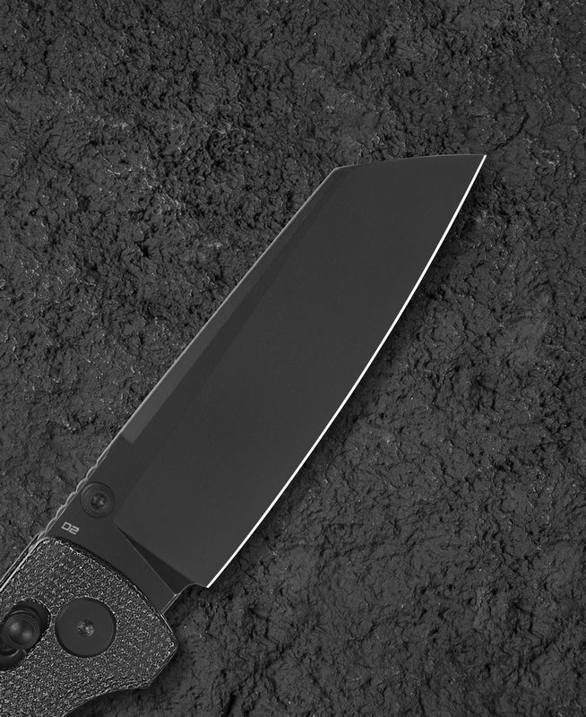 BESTECH Zatvárací nôž SLASHER BarLock Black SW - black micarta (BG56A-2)