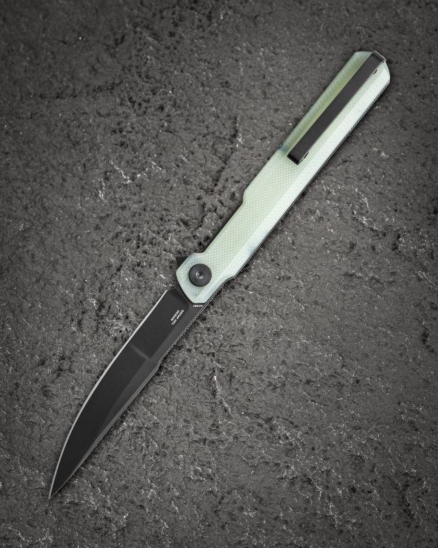 BESTECH Zatvárací nôž DUOZ LinerLock Black PVD - jade (BG65D)