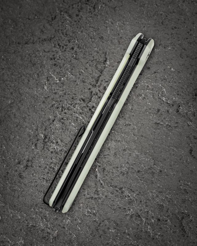 BESTECH Zatvárací nôž DUOZ LinerLock Black PVD - jade (BG65D)