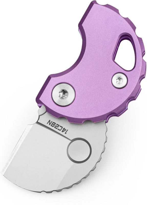 BESTECH Zatvárací nôž TURTLE ButtonLock - purple (BM20B)
