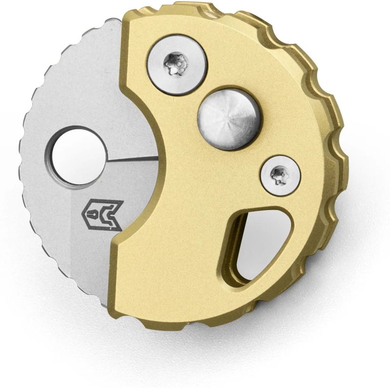 BESTECH Zatvárací nôž TURTLE ButtonLock - gold (BM20C)