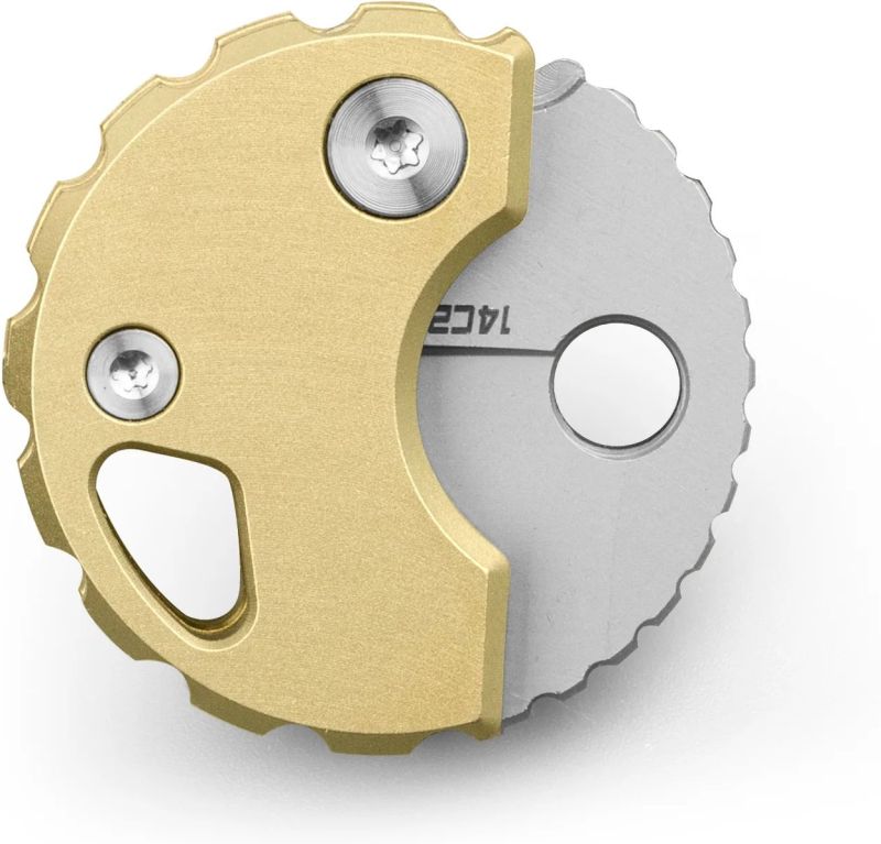 BESTECH Zatvárací nôž TURTLE ButtonLock - gold (BM20C)