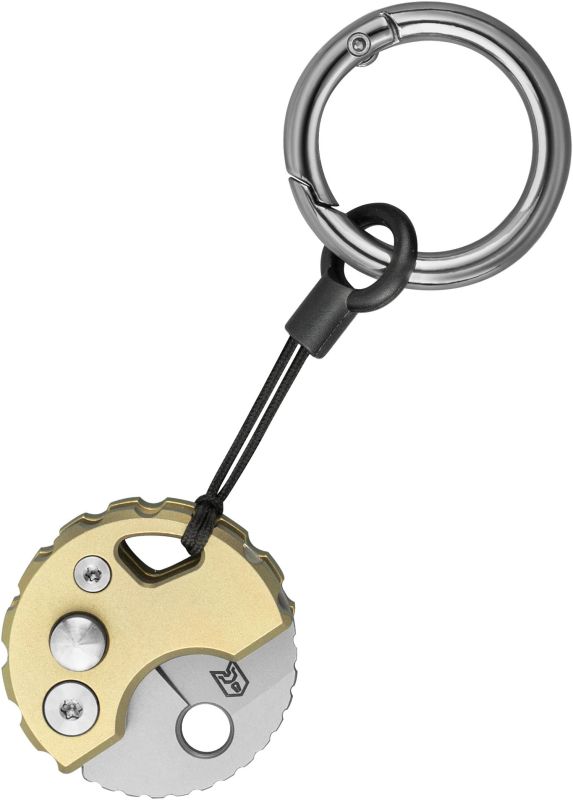 BESTECH Zatvárací nôž TURTLE ButtonLock - gold (BM20C)