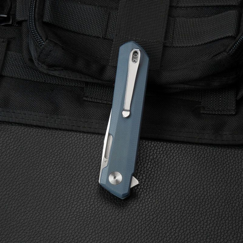 BESTECH Zatvárací nôž DUNDEE LinerLock - grey (BMK01C)