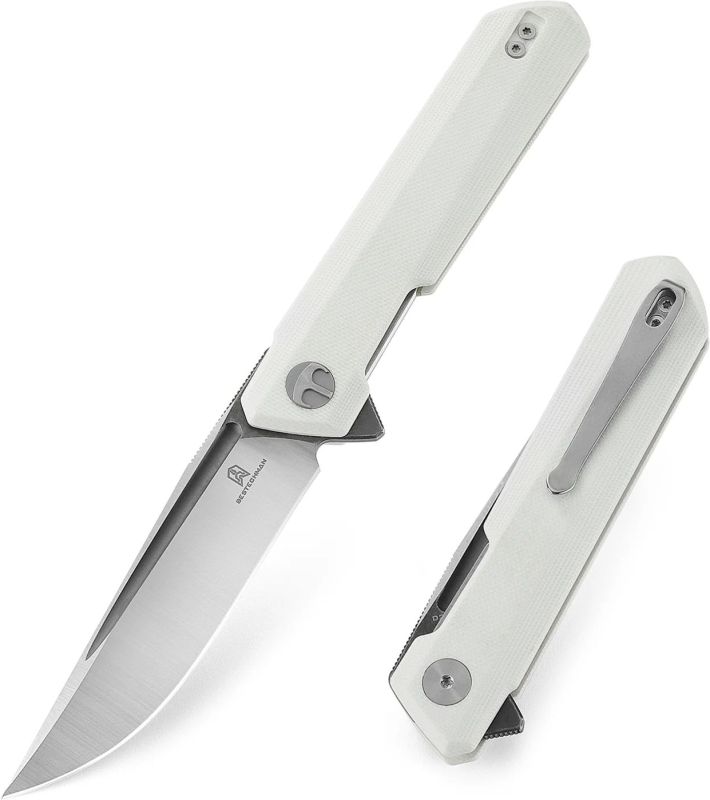 BESTECH Zatvárací nôž DUNDEE LinerLock - white (BMK01G)
