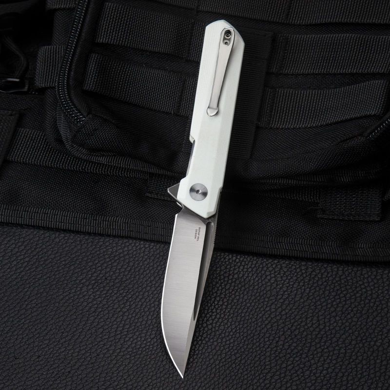 BESTECH Zatvárací nôž DUNDEE LinerLock - white (BMK01G)