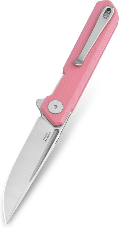 BESTECH Zatvárací nôž MINI DUNDEE LinerLock - pink (BMK03B)