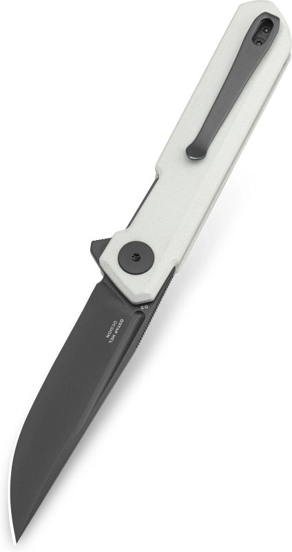 BESTECH Zatvárací nôž MINI DUNDEE LinerLock Grey PVD - white (BMK03H)
