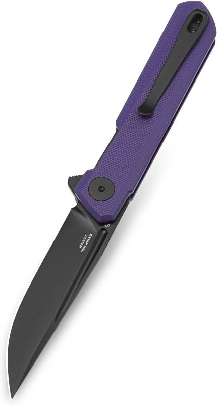BESTECH Zatvárací nôž MINI DUNDEE LinerLock Black PVD - purple (BMK03J)