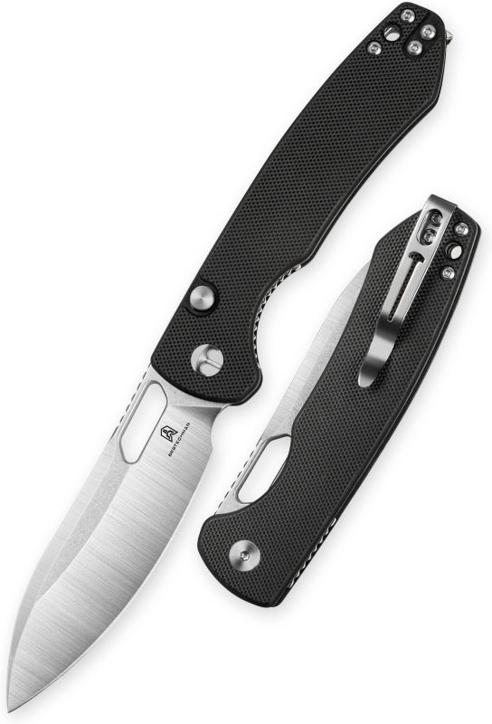 BESTECH Zatvárací nôž FIREBIRD ButtonLinerLock - black (BMK05A)