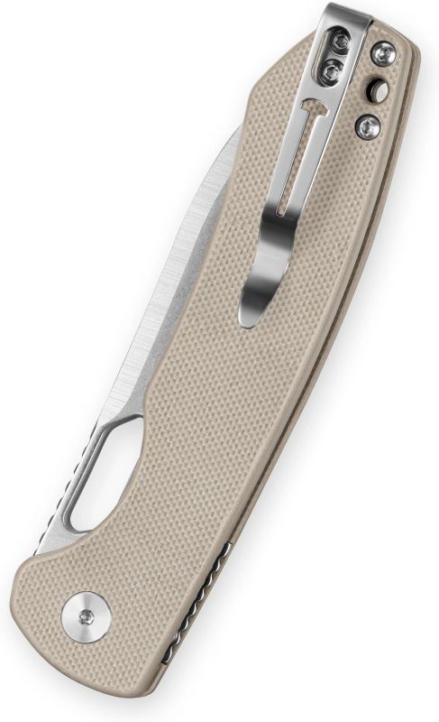 BESTECH Zatvárací nôž FIREBIRD ButtonLinerLock - beige (BMK05B)
