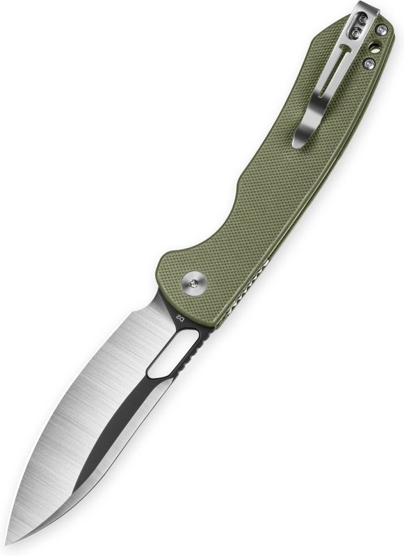 BESTECH Zatvárací nôž FIREBIRD ButtonLinerLock - OD green (BMK05C)