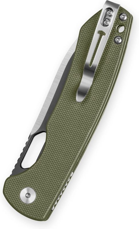 BESTECH Zatvárací nôž FIREBIRD ButtonLinerLock - OD green (BMK05C)