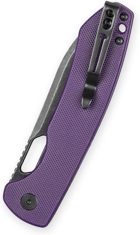BESTECH Zatvárací nôž FIREBIRD ButtonLinerLock Black PVD - purple (BMK05D)