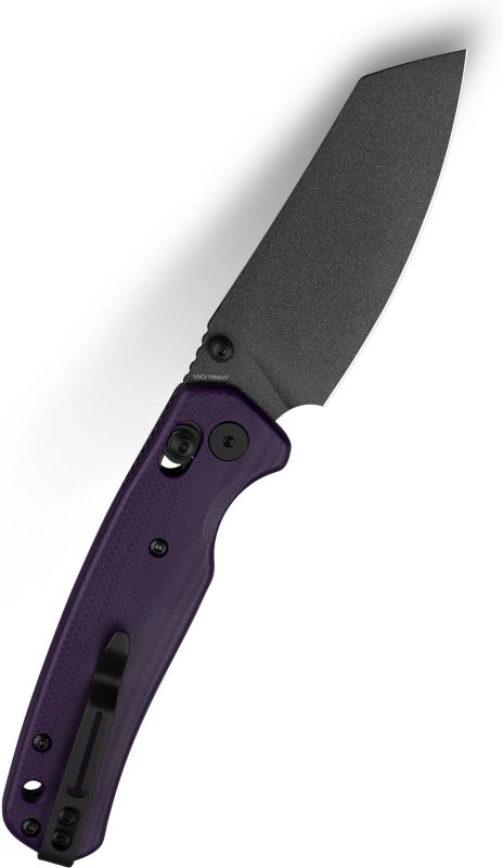 BESTECH Zatvárací nôž CICADA'S WING BarLock Black - purple (BMK06B)