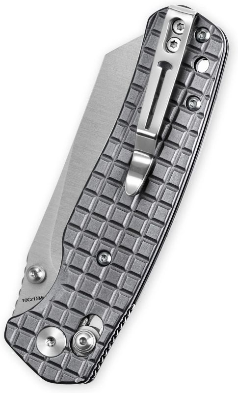 BESTECH Zatvárací nôž CICADA'S WING BarLock - Grey PVD (BMK06-S-1)