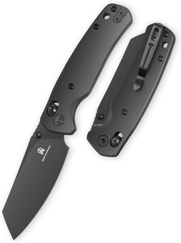 BESTECH Zatvárací nôž CICADA'S WING BarLock Mirrored DLC - DLC black (BMK06-S-8)