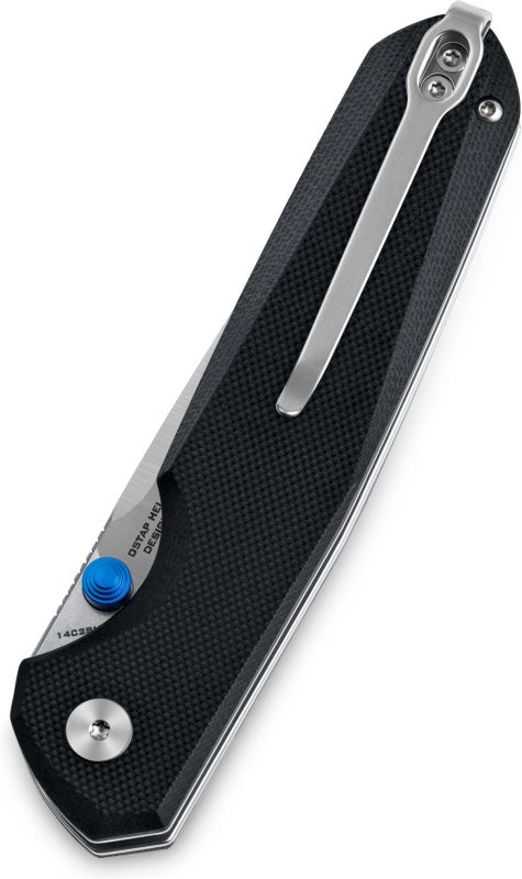 BESTECH Zatvárací nôž VELIX ButtonLock - black (BMK07A)