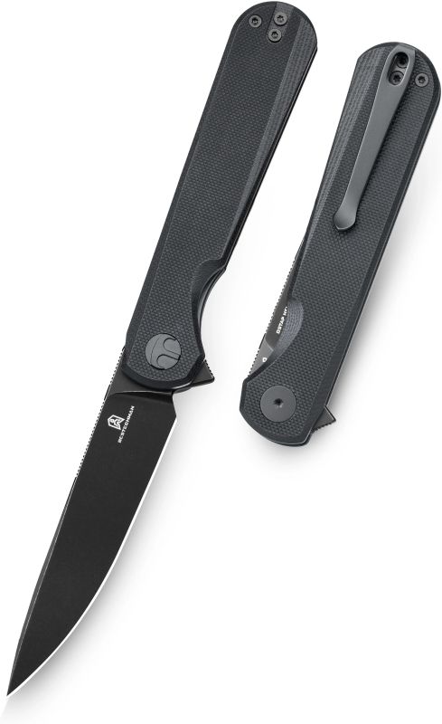 BESTECH Zatvárací nôž FLICK LinerLock Black PVD - jade (BMK13H)