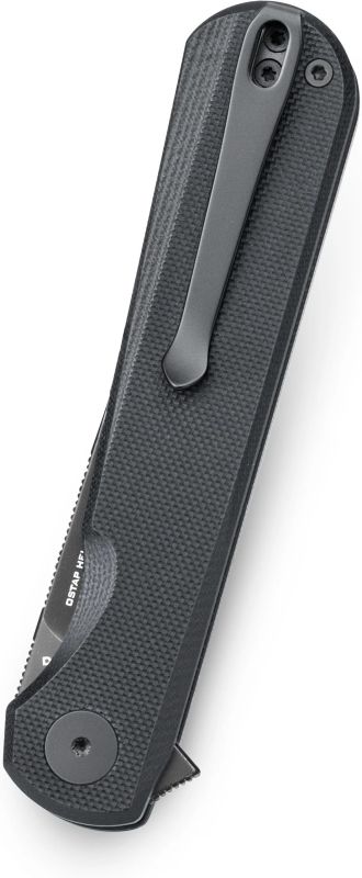 BESTECH Zatvárací nôž FLICK LinerLock Black PVD - jade (BMK13H)