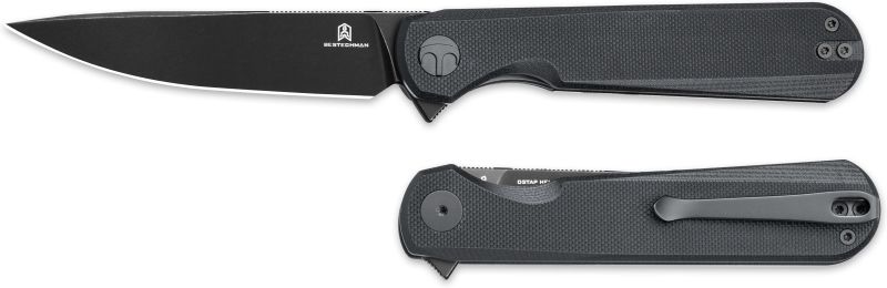 BESTECH Zatvárací nôž FLICK LinerLock Black PVD - jade (BMK13H)