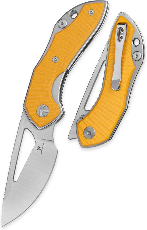 BESTECH Zatvárací nôž TRIASSIC LinerLock - yellow (BMK17B)