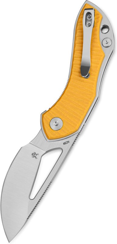 BESTECH Zatvárací nôž TRIASSIC LinerLock - yellow (BMK17B)