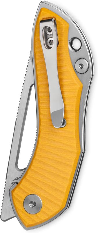 BESTECH Zatvárací nôž TRIASSIC LinerLock - yellow (BMK17B)