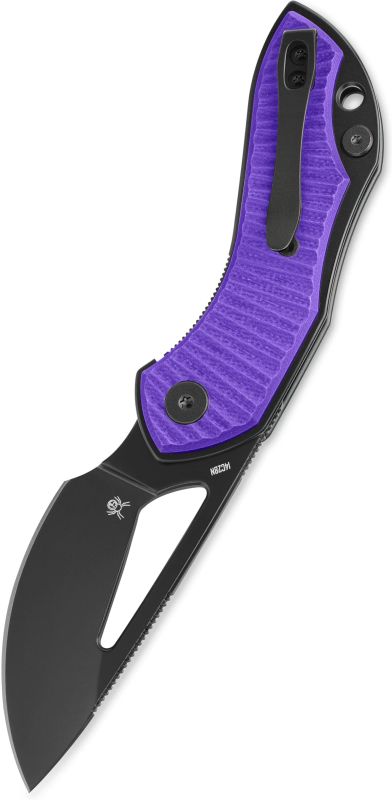 BESTECH Zatvárací nôž TRIASSIC LinerLock Black PVD - purple (BMK17C)