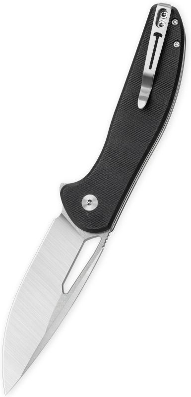 BESTECH Zatvárací nôž WHALEFIN ButtonLock - black (BMK18A)