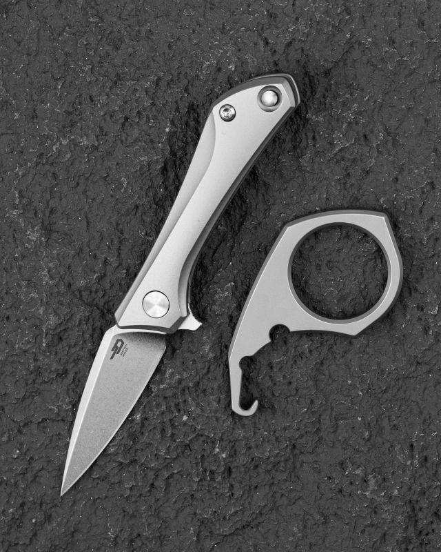 BESTECH Zatvárací nôž DUCI FrameLock - grey (BT2605A)