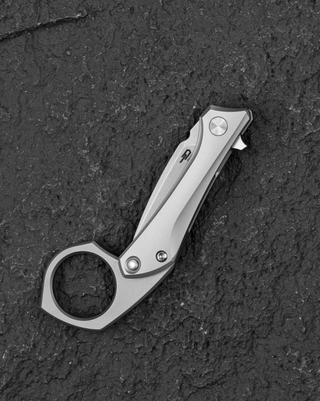 BESTECH Zatvárací nôž DUCI FrameLock - grey (BT2605A)