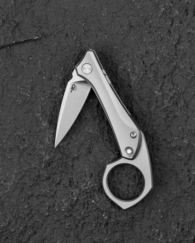 BESTECH Zatvárací nôž DUCI FrameLock - grey (BT2605A)