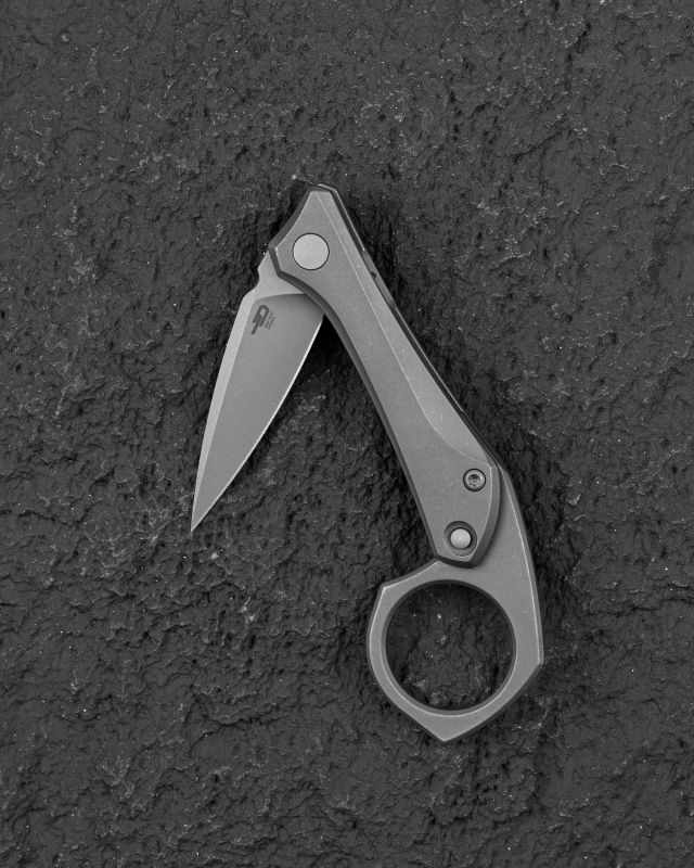 BESTECH Zatvárací nôž DUCI FrameLock - grey SW (BT2605B)