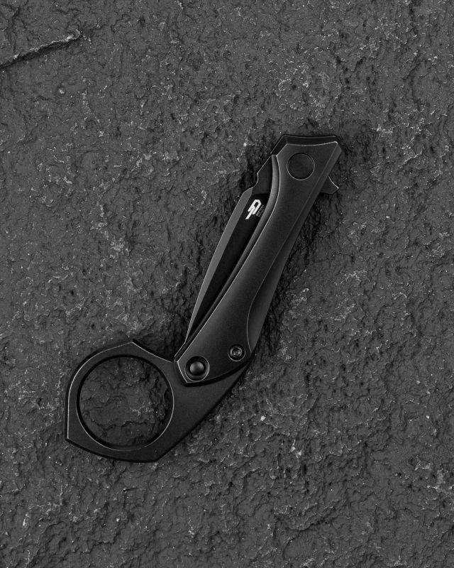 BESTECH Zatvárací nôž DUCI FrameLock Black PVD - black (BT2605C)