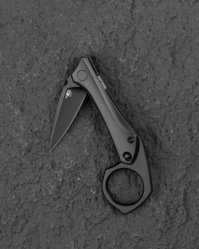 BESTECH Zatvárací nôž DUCI FrameLock Black PVD - black (BT2605C)
