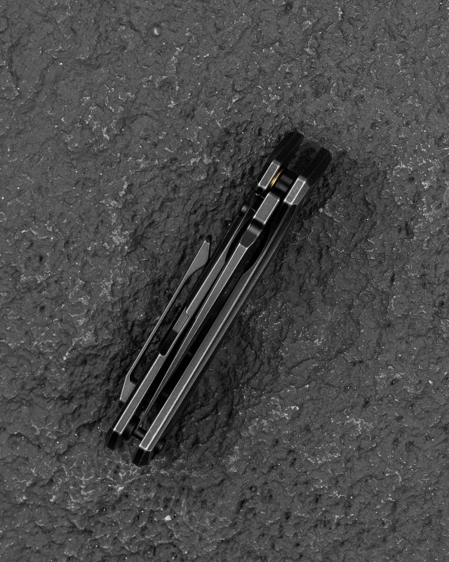 BESTECH Zatvárací nôž DUCI FrameLock Black PVD - black (BT2605C)