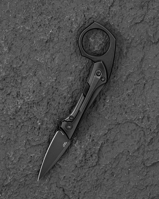 BESTECH Zatvárací nôž DUCI FrameLock Black PVD - carbon marble (BT2605F)