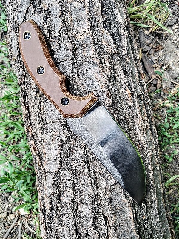 IVALDI CUSTOM Nôž s pevnou čepeľou Wanderer Sleipner/G10 DLC - brown