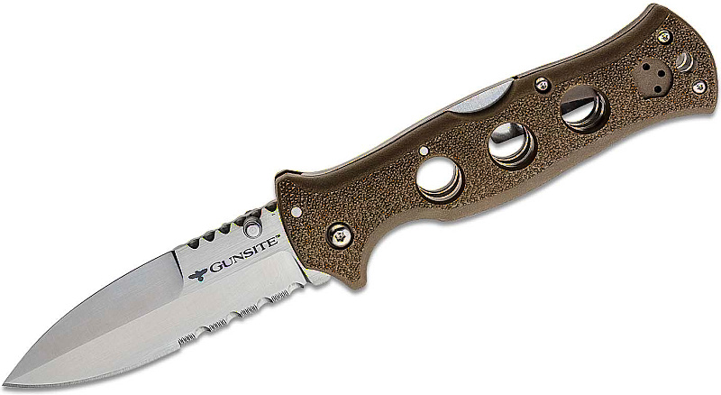 COLD STEEL Zatvárací nôž GUNSITE COUTNER POINT - FDE (10ABV3)