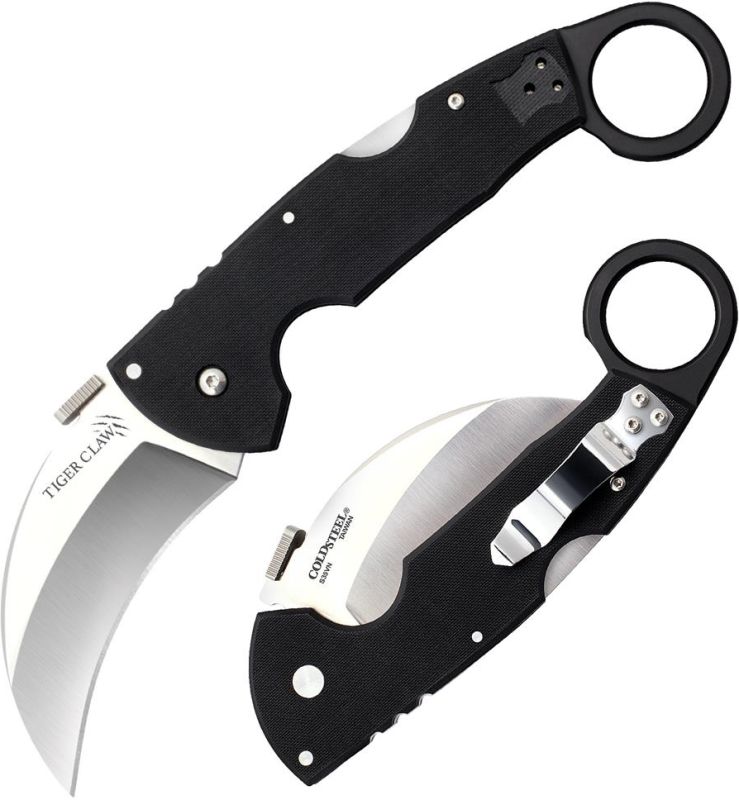 COLD STEEL Zatvárací nôž TIGER CLAW, PLAIN EDGE (CS-22C)