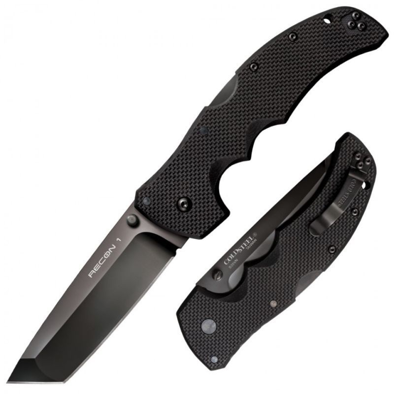 COLD STEEL Zatvárací nôž RECON 1 TANTO POINT PLAIN EDGE, S35VN (27BT)