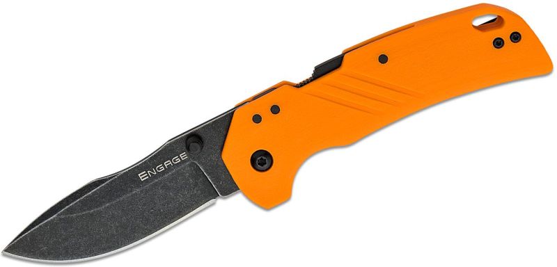 COLD STEEL Zatvárací nôž 3" ENGAGE CLIP POINT - blaze orange (FL-30DPLD-BOZ)