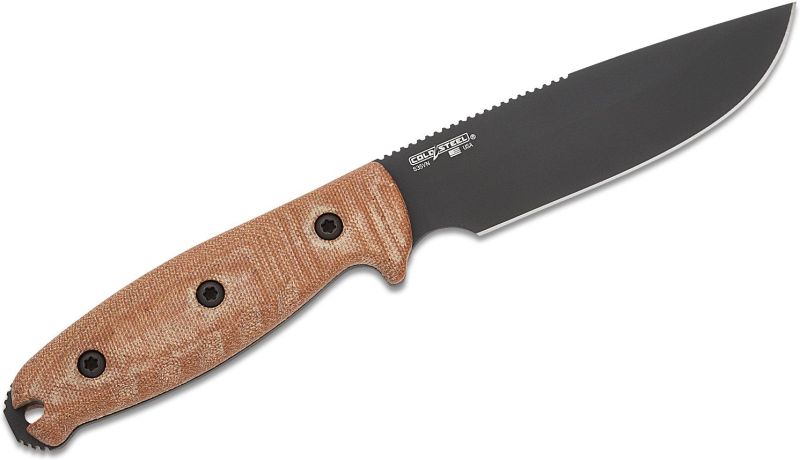 COLD STEEL Nôž s pevnou čepeľou 5" REPUBLIC BUSHCRAFT - linen micarta (FX-50FLD)