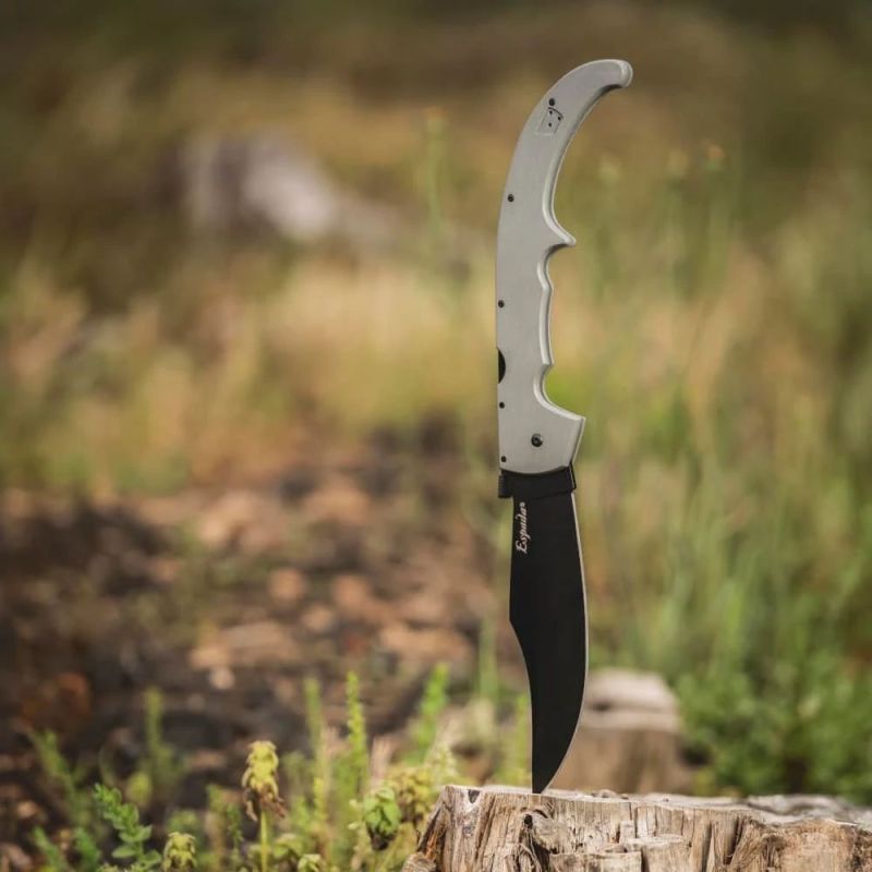 COLD STEEL Zatvárací nôž ESPADA XL G-10 AUS10A Black - grey (CS-62MGC-GRBK)