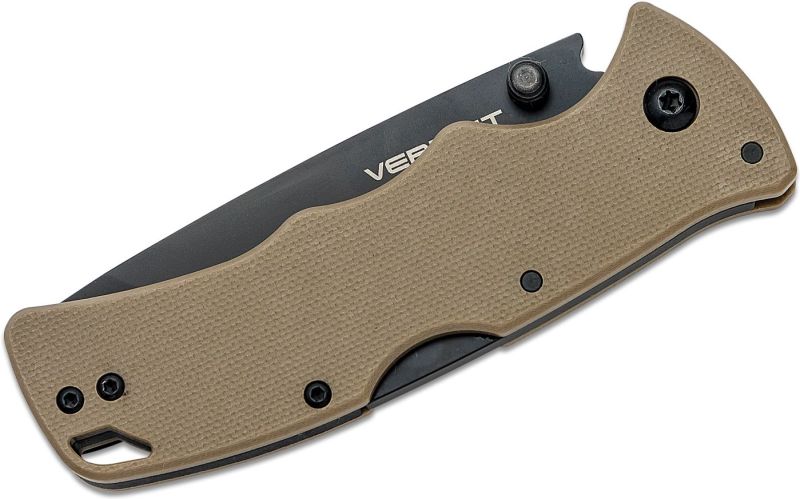 COLD STEEL Zatvárací nôž 3" Verdict Tanto AUS10A FDE (FL-C3T10AFDE)