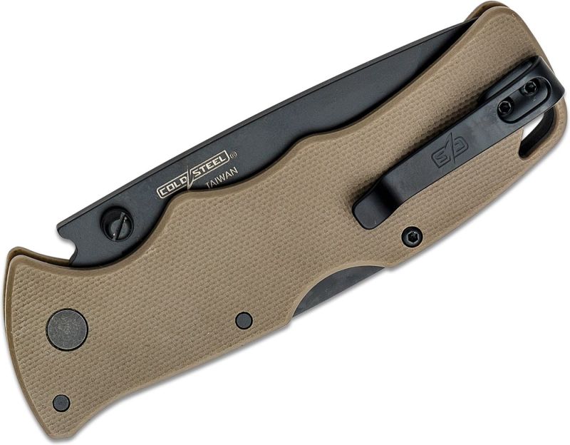 COLD STEEL Zatvárací nôž 3" Verdict Tanto AUS10A FDE (FL-C3T10AFDE)