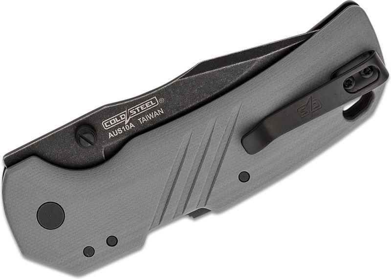 COLD STEEL Zatvárací nôž 3" ENGAGE G-10 HANDLE - grey (FL-30DPLD-10BGY)